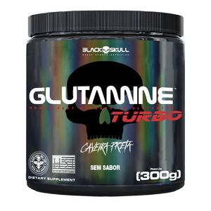 GLUTAMINE TURBO CAVEIRA PRETA - GLUTAMINA - 300G