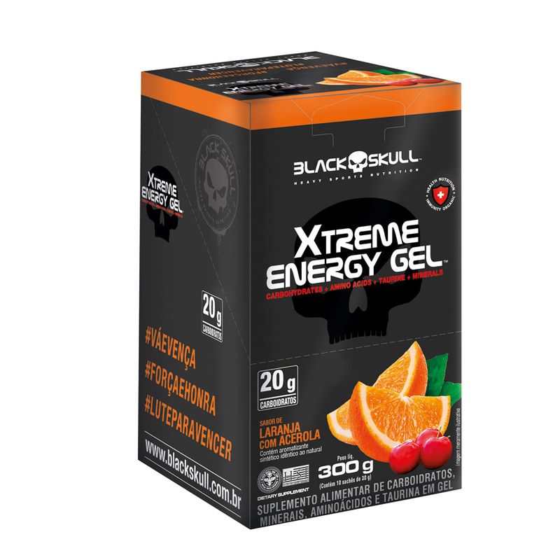 XTREME ENERGY GEL 30G - LARANJA COM ACEROLA IMAGEM
