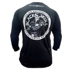 CAMISETA DRY FIT SOLDADO BOPE MANGA LONGA - TAMANHO P - COR PRETA - BLACKSKULL
