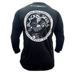 CAMISETAS - KIT CAMISETA BLACK SKULL SOLDADO BOPE - 2 UNIDADES - CAMISETA MANGA LONGA (COR BRANCA) + CAMISETA MANGA LONGA (COR PRETA) - TAMANHO P - PROMOÇÃO - BLACKSKULL