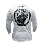 CAMISETAS - KIT CAMISETA BLACK SKULL SOLDADO BOPE - 2 UNIDADES - CAMISETA MANGA LONGA (COR BRANCA) + CAMISETA MANGA LONGA (COR PRETA) - TAMANHO P - PROMOÇÃO - BLACKSKULL