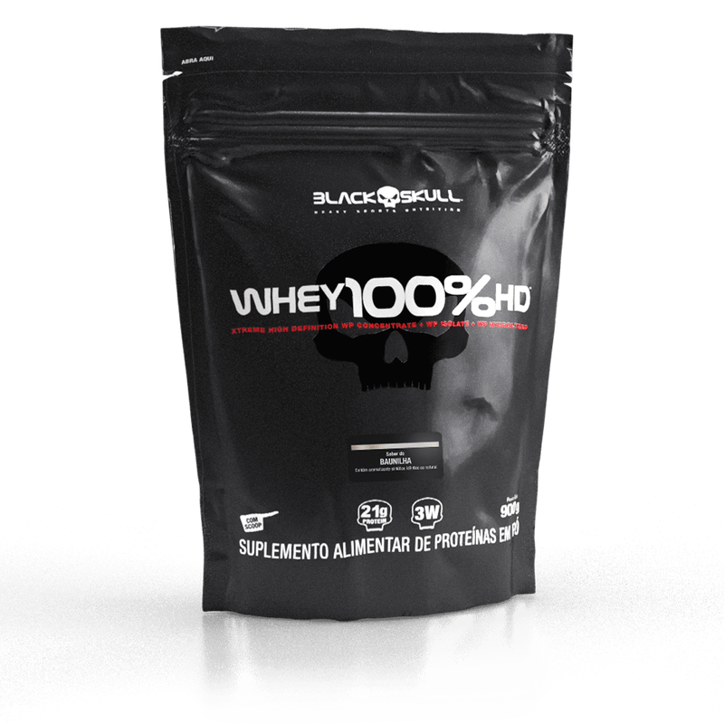 WHEY 100 HD (WPC, WPI, WPH) BAUNILHA 900G POUCH