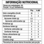 Tabela Nutricional Creatine Turbo 300g sem sabor Black Skull USA