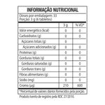 TABELA NUTRICIONAL PICOLINATO DE CROMO CHROMIUM PICOLINATE