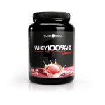 Whey 100% Hd Gourmet Pote 450g Sorvete de Morango Black Skull USA
