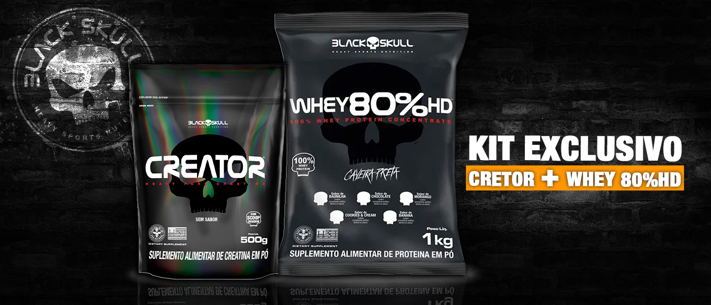 KIT WHEY 80 HD + CREATOR​